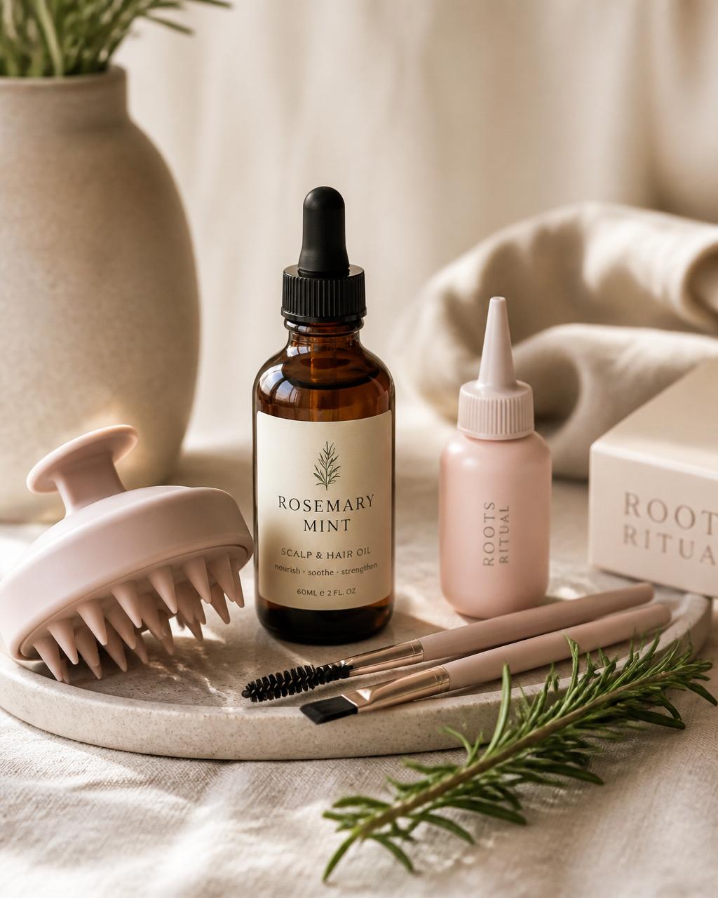 Rosemary Mint Scalp & Hair Oil · Kit